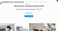 Desktop Screenshot of instalare-aer-conditionat-bucuresti.ro