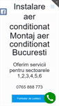 Mobile Screenshot of instalare-aer-conditionat-bucuresti.ro